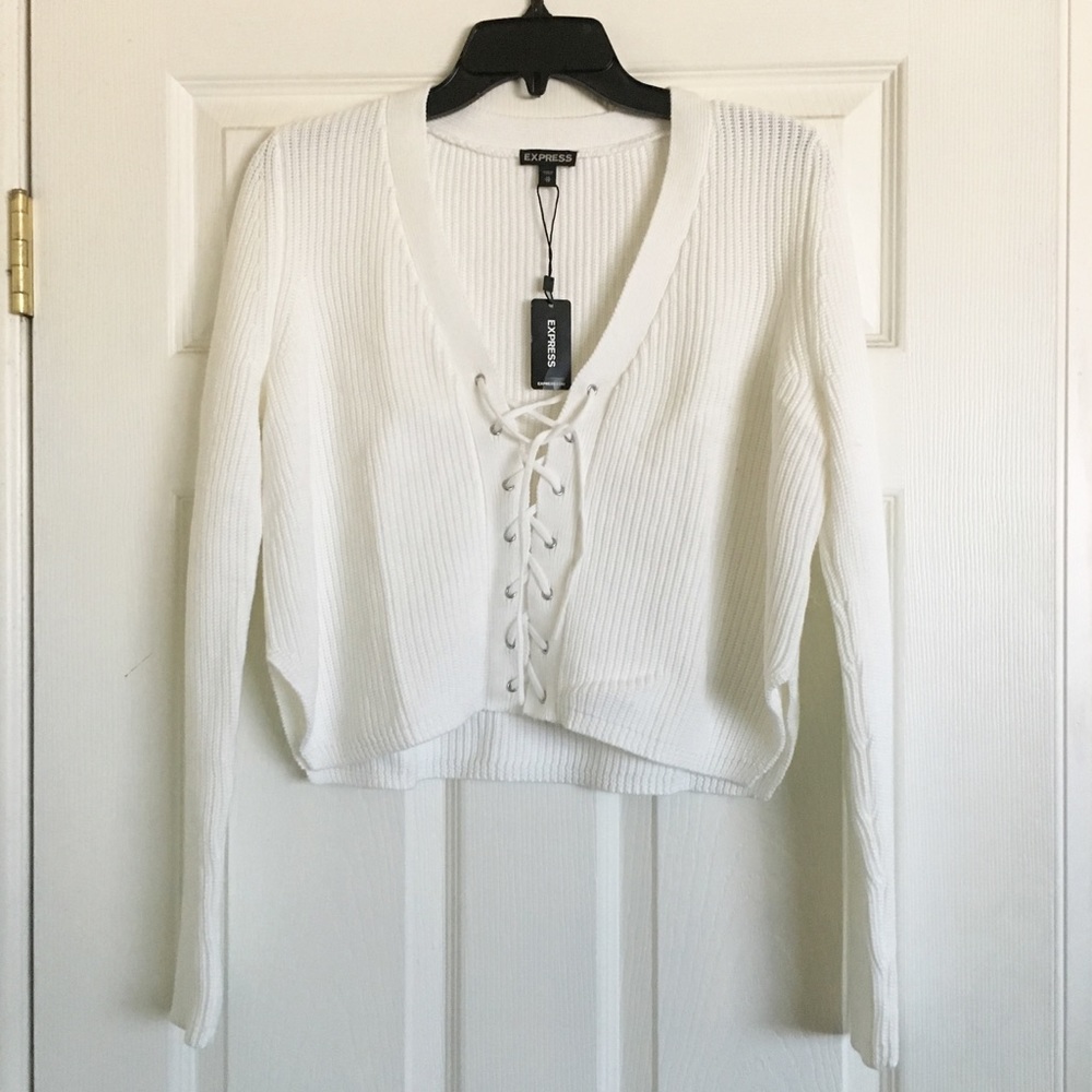 BNWT Express Crop Sweater